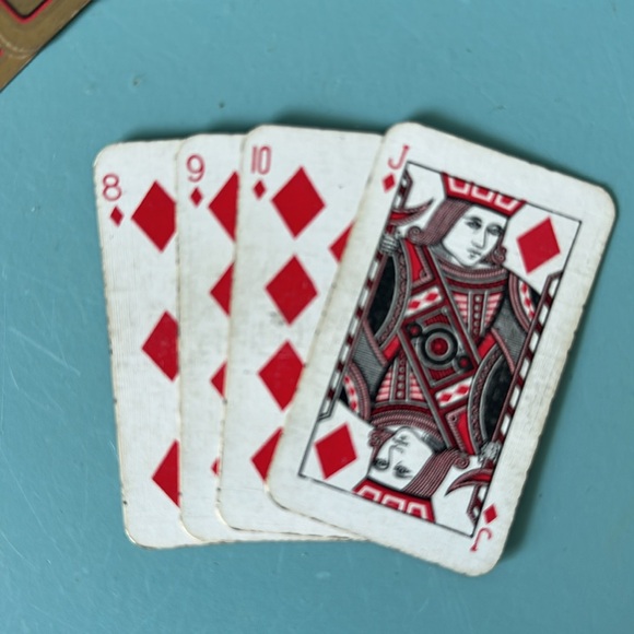 / Vintage Beautiful Patience, Elegant Bird-Themed Playing Cards - Picture 2 of 7